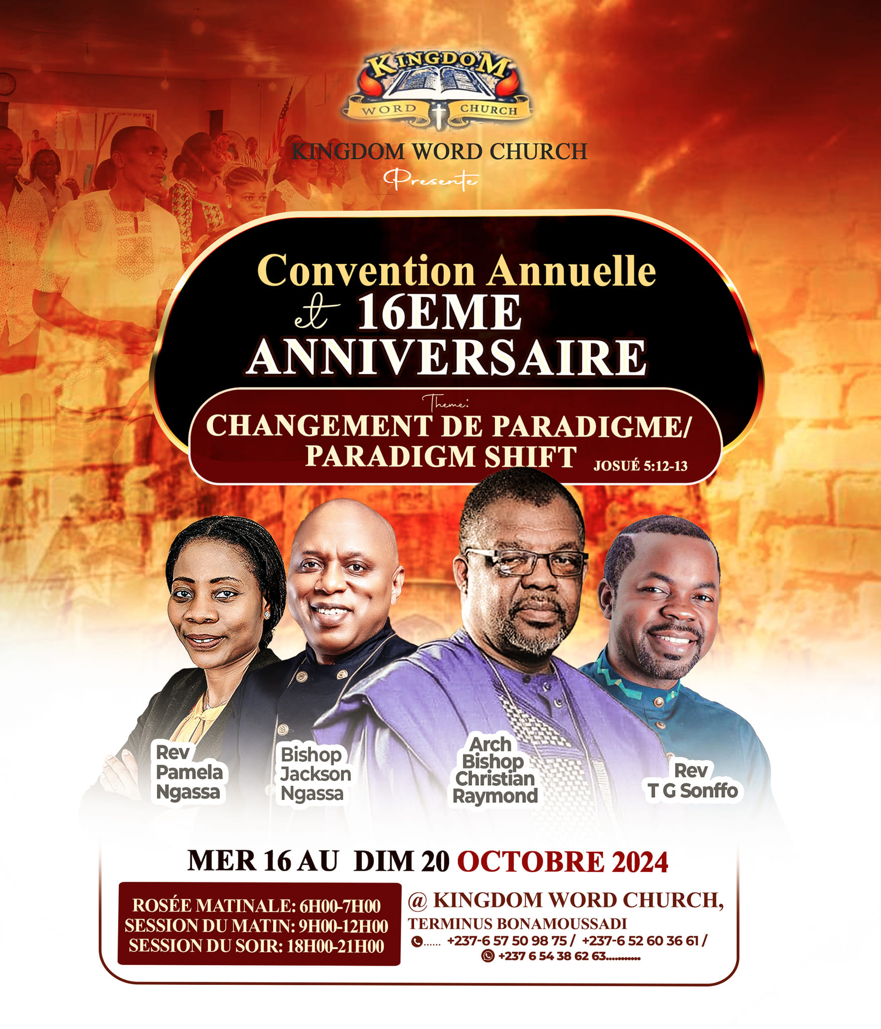 Convention Annuelle et 16e anniversaire de la Kingdom Word Church