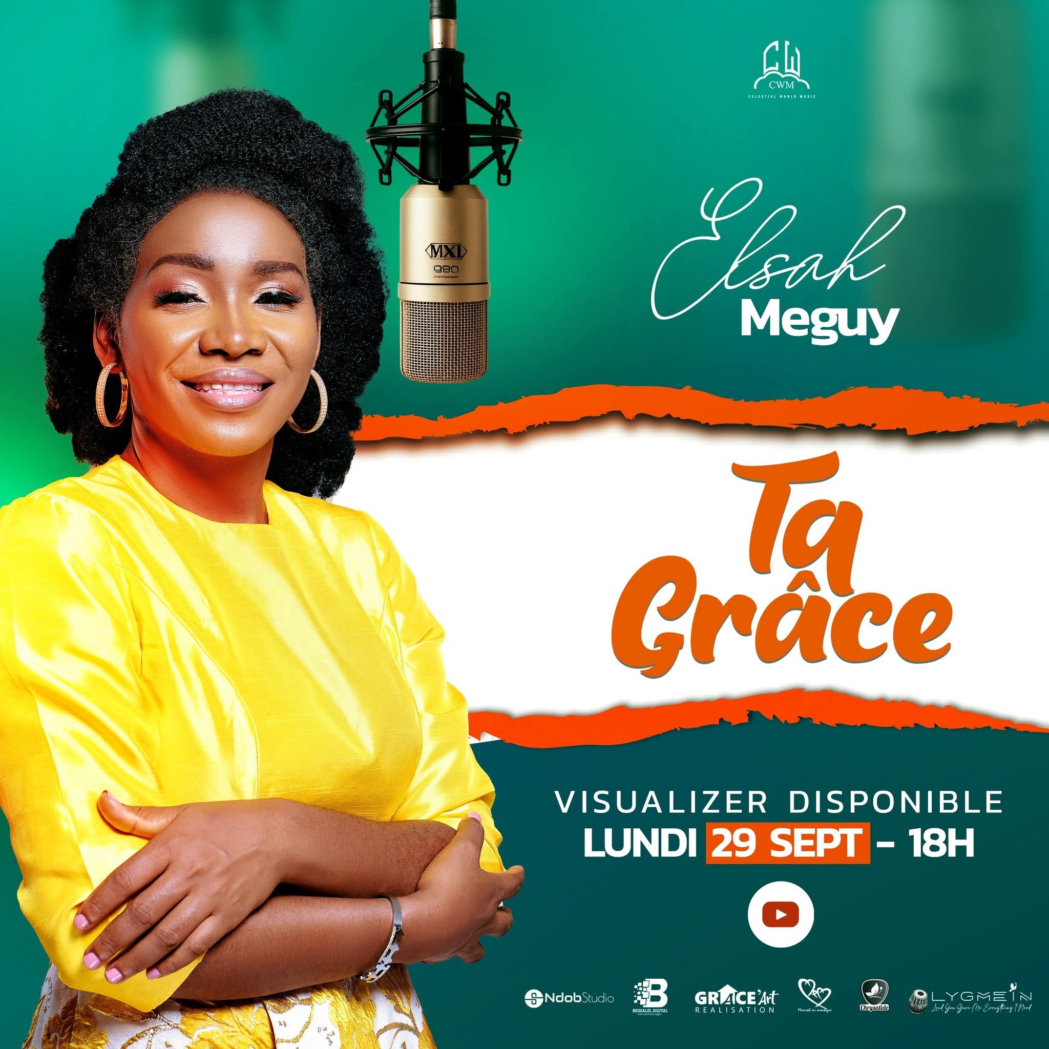 NOUVEAU VISUALISER DISPONIBLE – &quot;Ta Grâce&quot; par Elsah Meguy