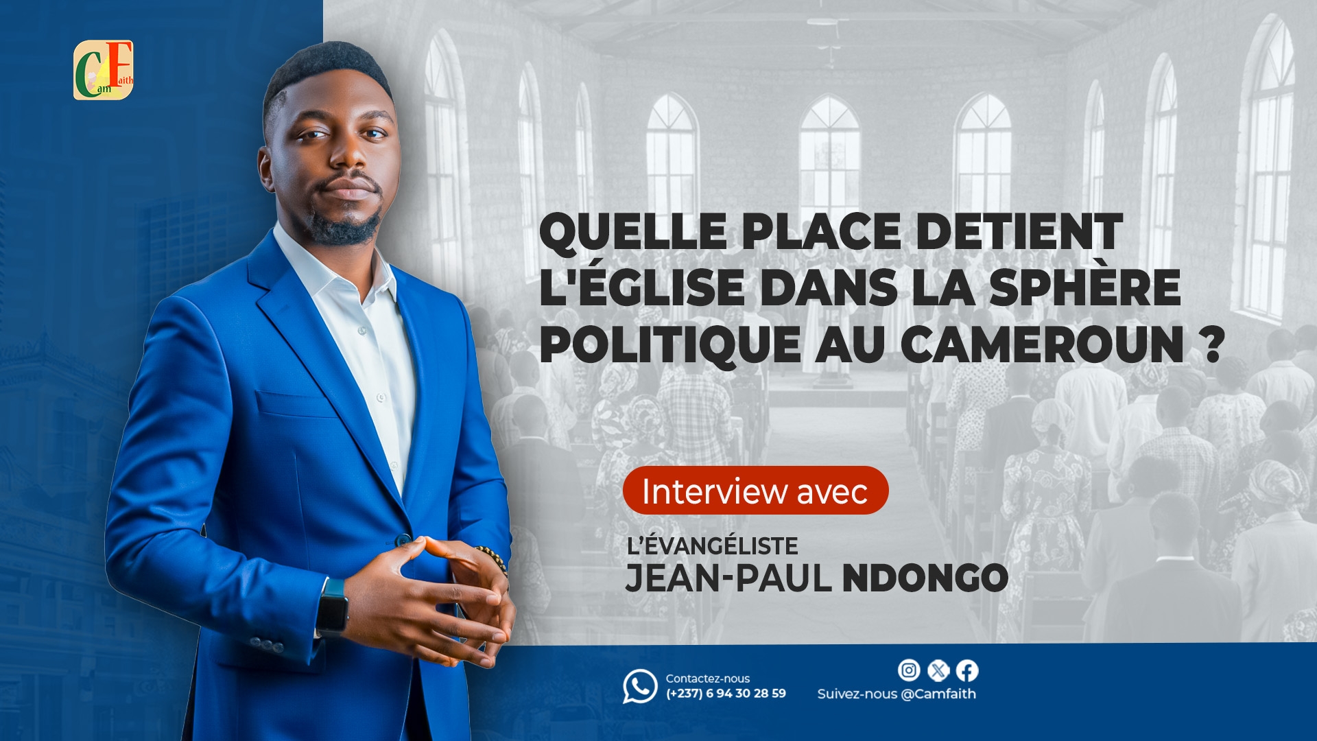 WHAT PLACE DOES THE CHURCH HOLD IN THE POLITICAL SPHERE IN CAMEROON?