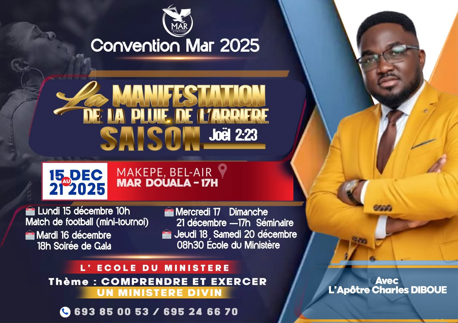 MAR 2025 Convention: “The Manifestation of the Latter Rain”