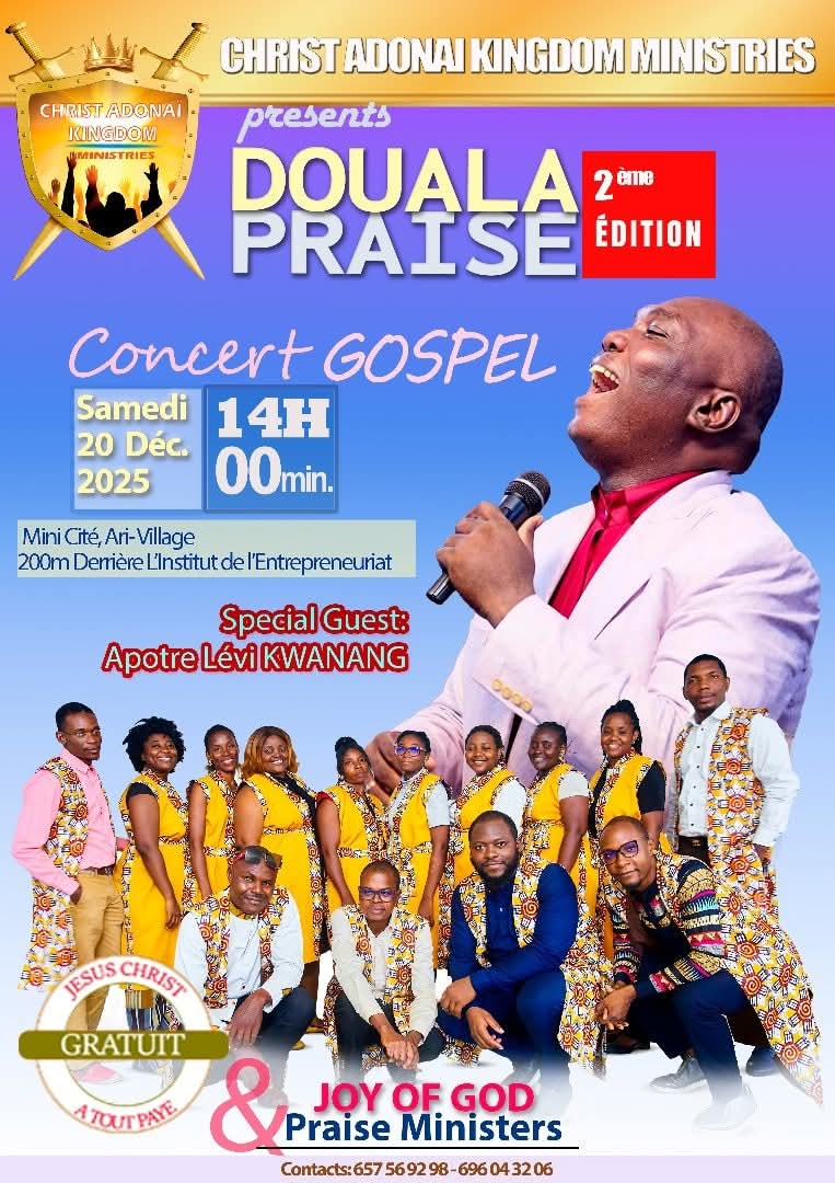 DOUALA PRAISE - 2ème ÉDITION AVEC LE GROUPE MUSICAL JOY OF GOD