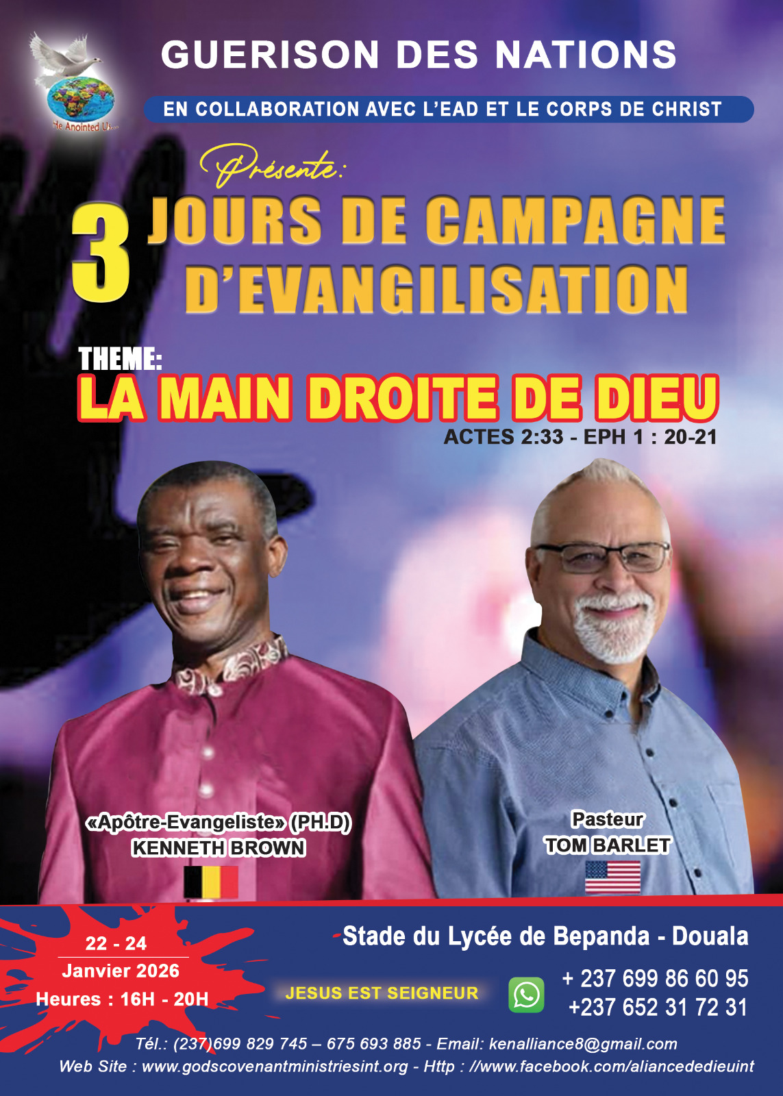 Evangelization Campaign in Douala: “The Right Hand of God”