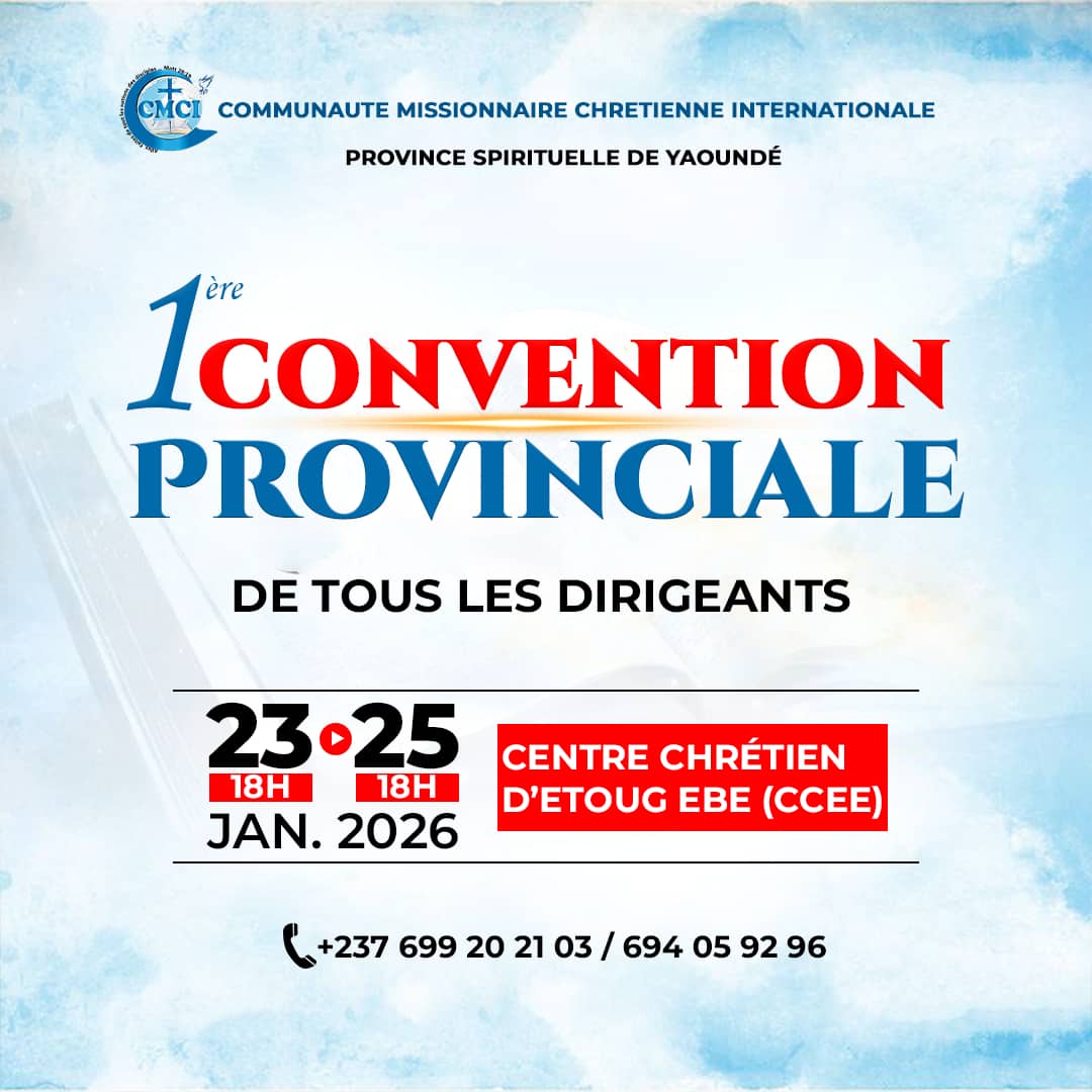 1st Provincial Convention of Leaders of CMCI Yaoundé
