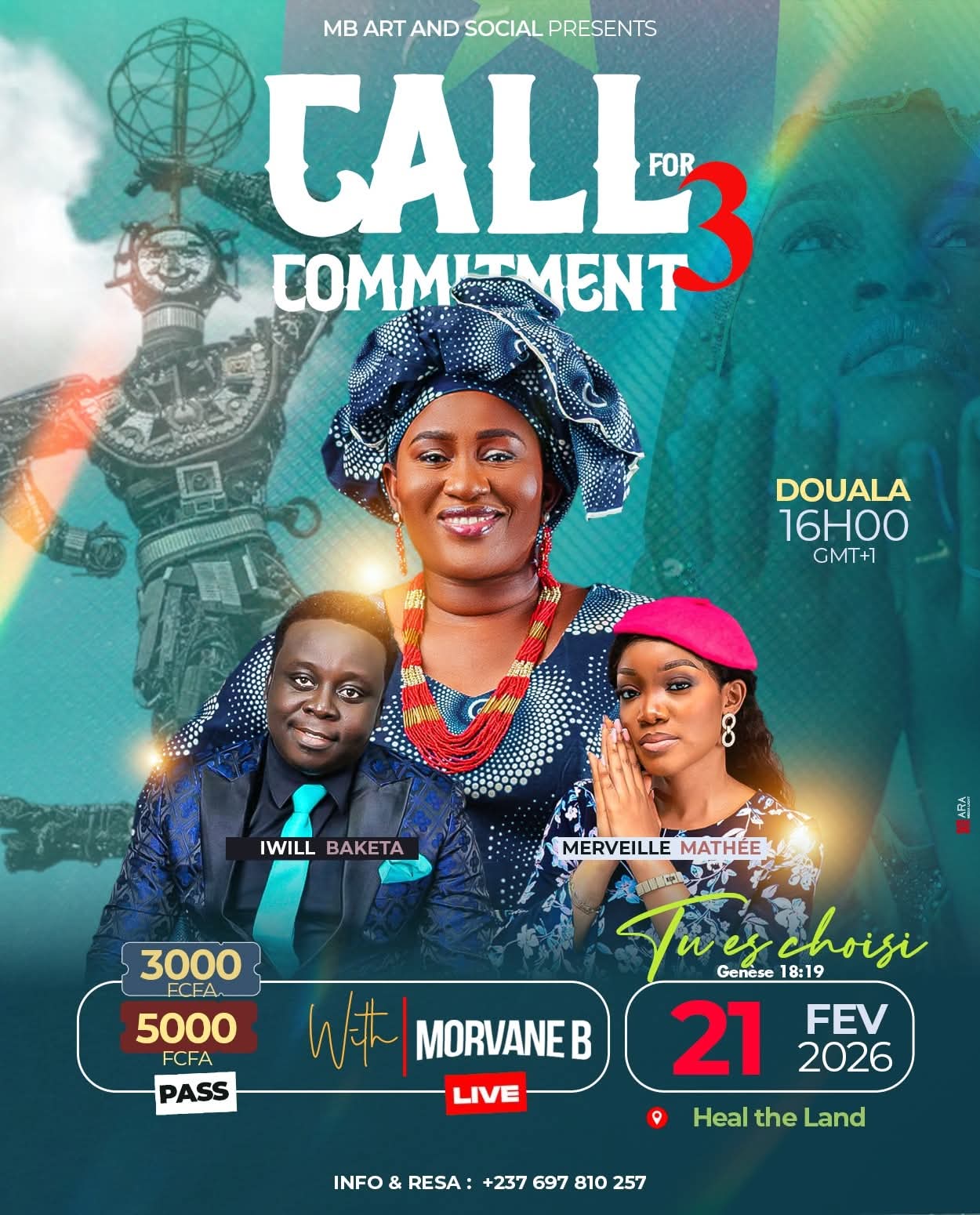 CALL FOR COMMITMENT 3 - DOUALA, THE CHOSEN