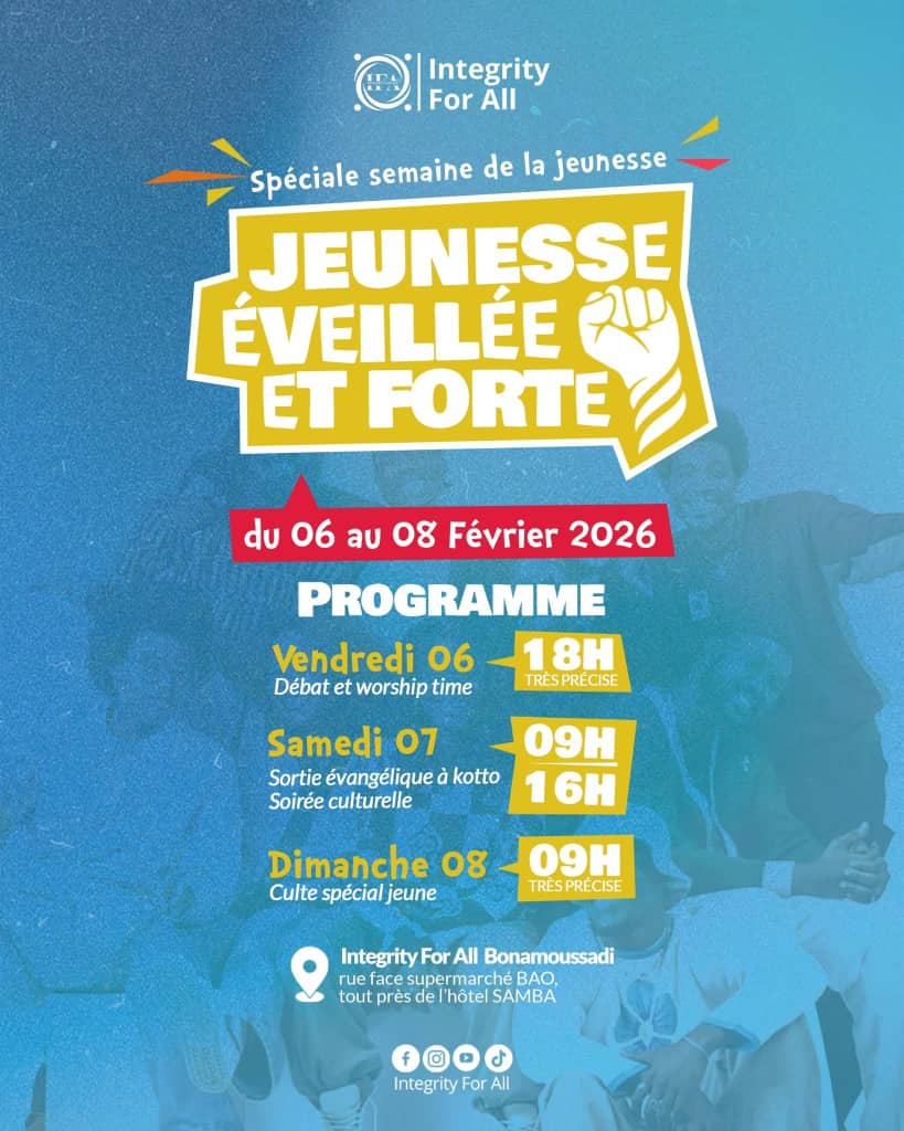 Spéciale Semaine de la Jeunesse - Jeunesse Éveillée et Forte !
