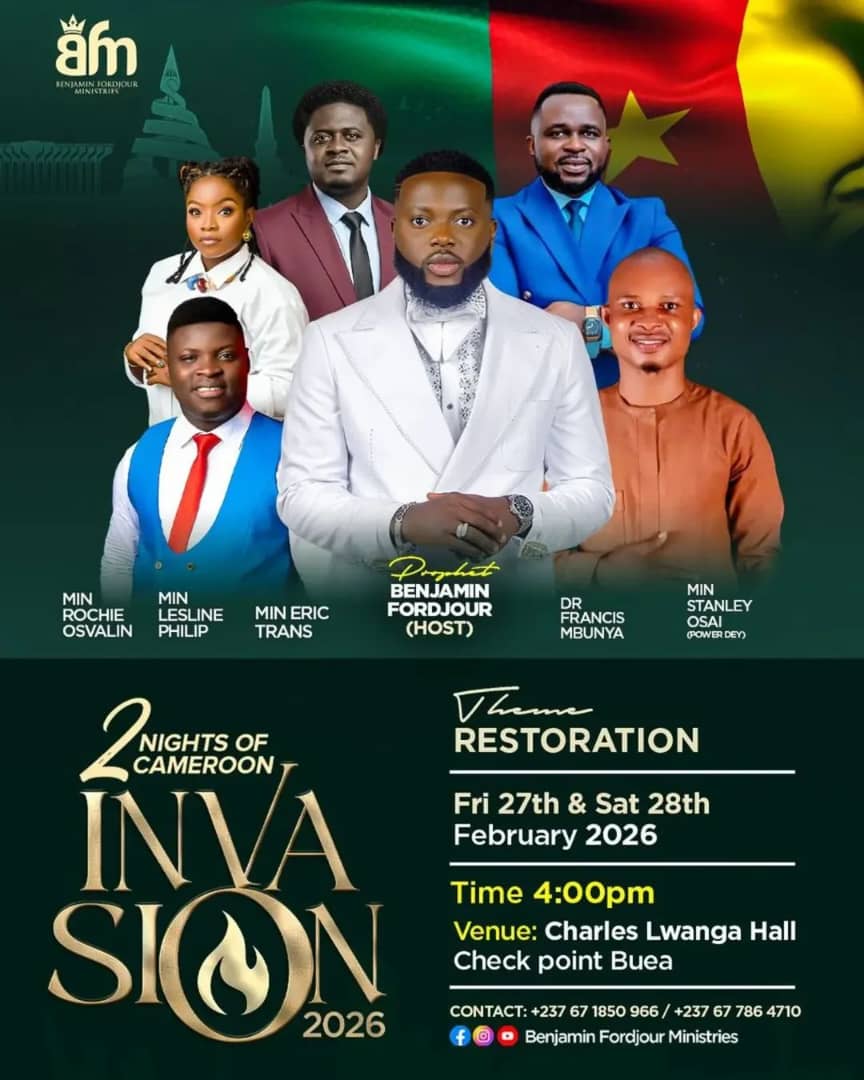 ANNOUNCEMENT: 2 Nights of Invasion in Buea