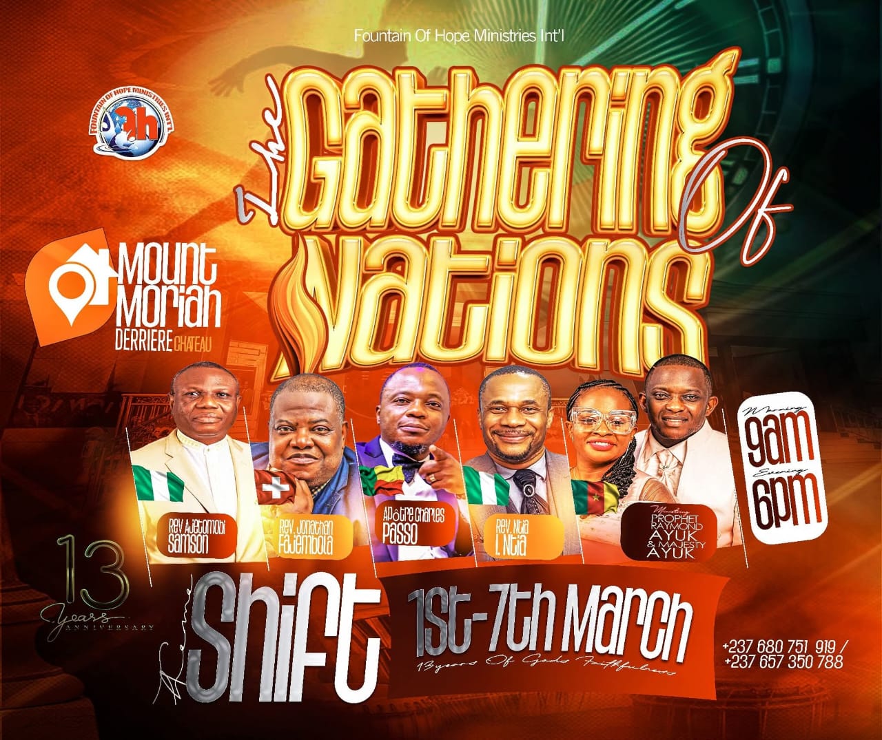 GATHERING OF NATIONS AT MOUNT MORIAH