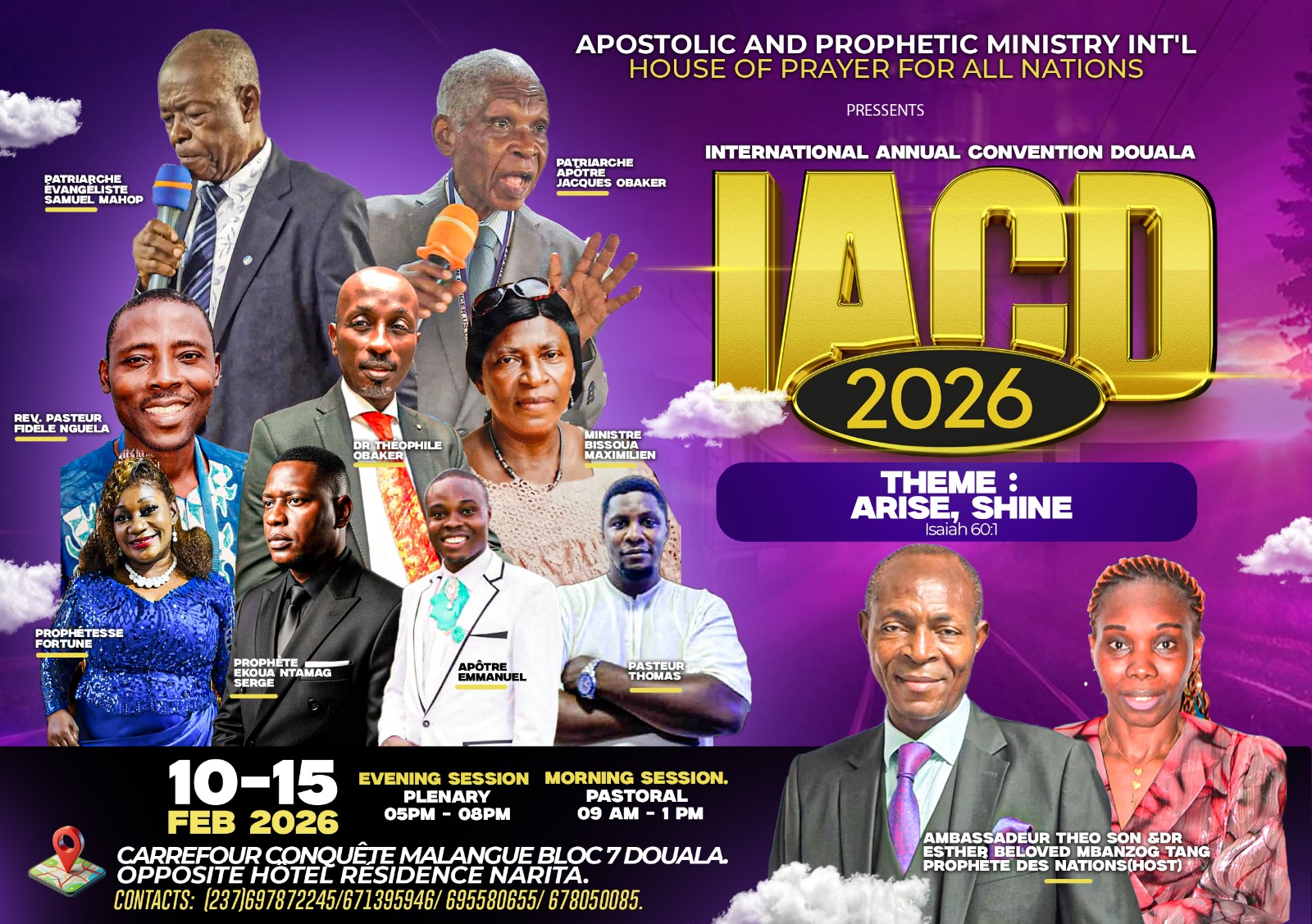 CONVENTION INTERNATIONALE IACO 2026 - DOUALA