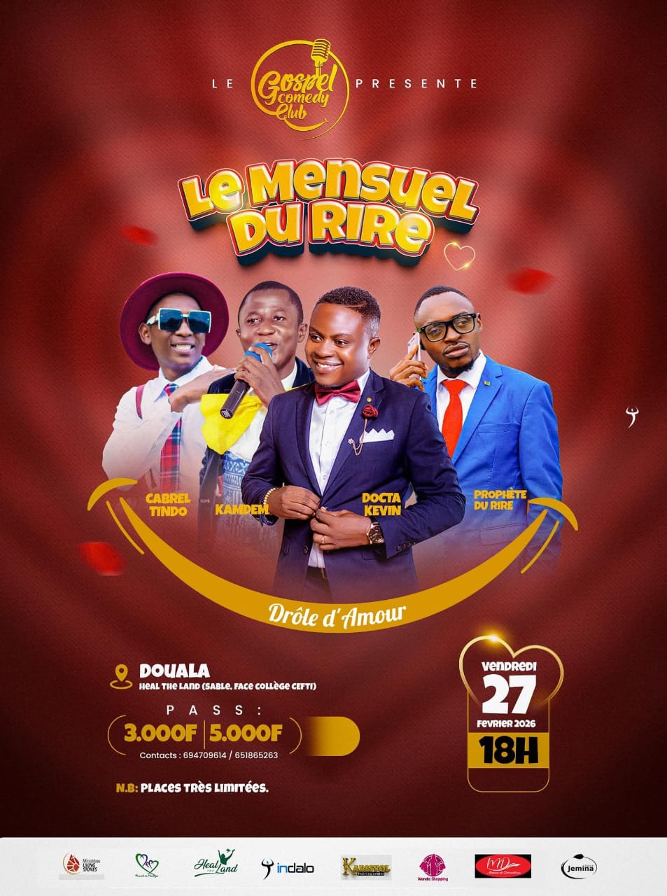 THE MONTHLY OF LAUGHTER - Funny Love With Gospel Comedy Club