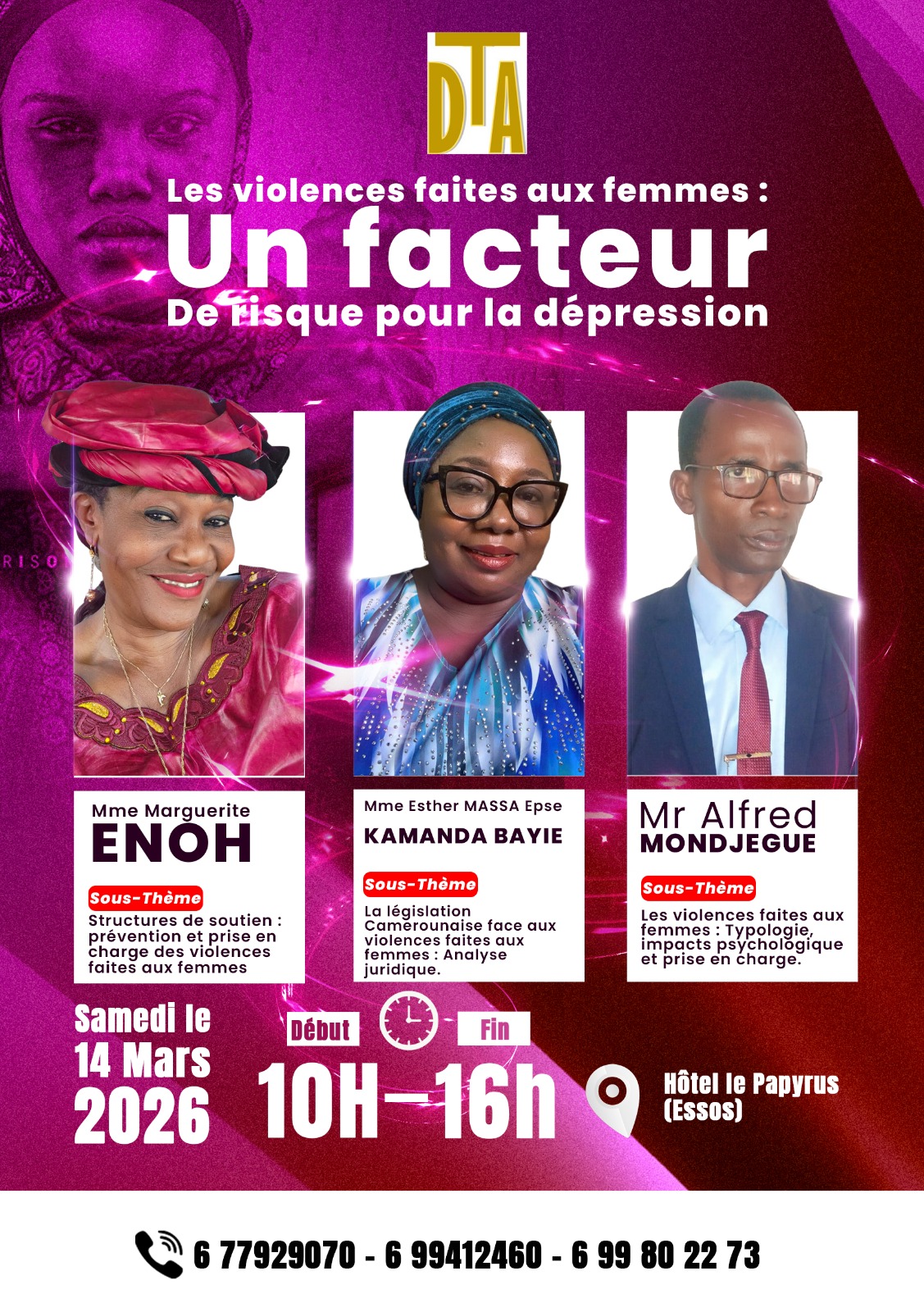 Violence against women: a seminar to break the silence and take action