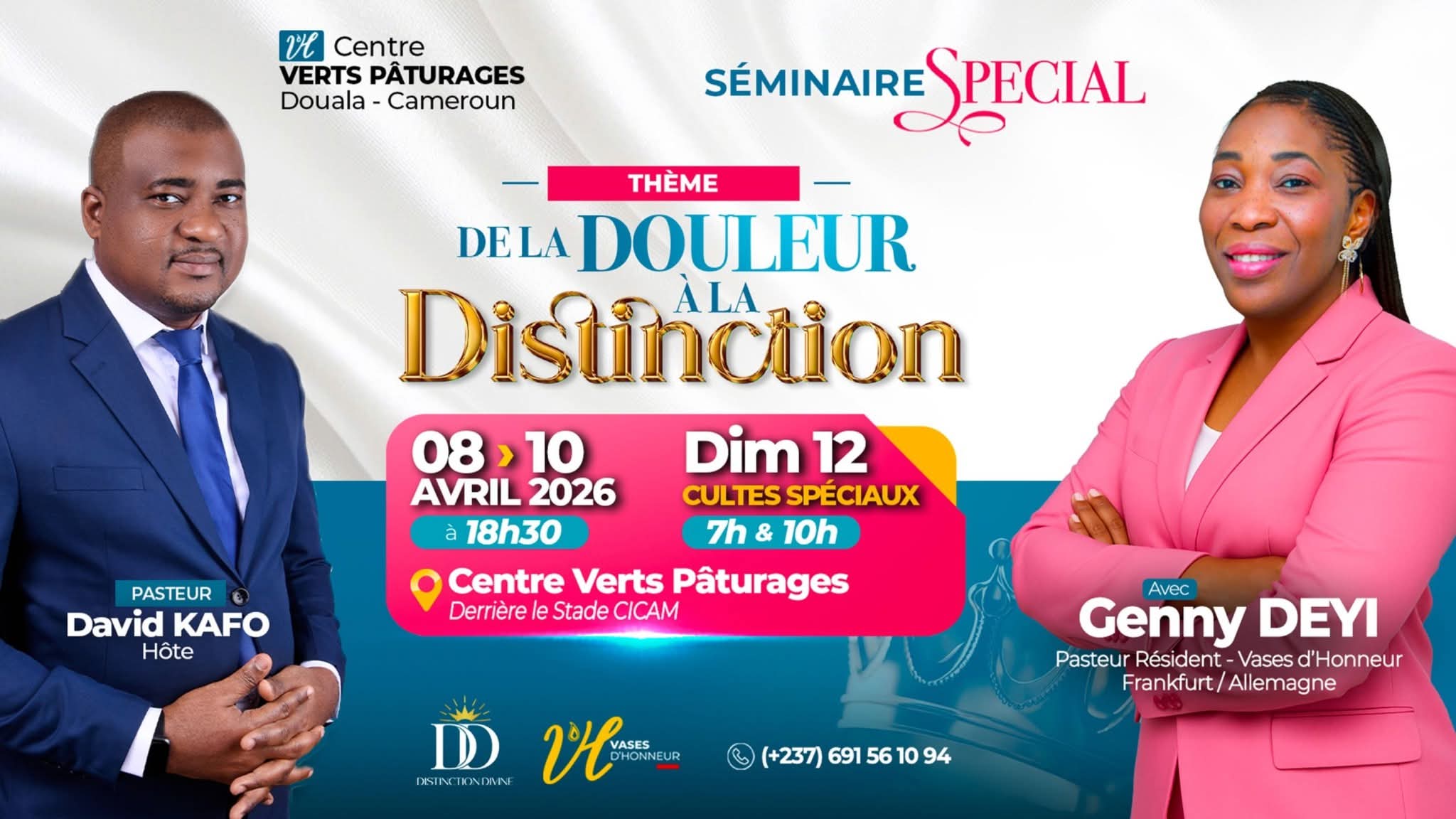 Trois nuits de renouveau spirituel au Centre Verts Pâturages de l'église vases d’honneur de Douala.