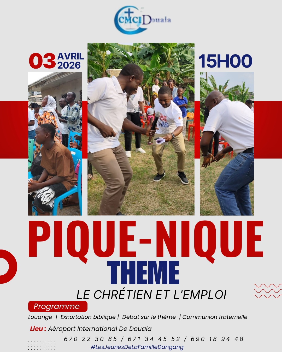 PIQUE-NIQUE SPÉCIAL DES JEUNES DE LA FAMILLE DAGANG CMCI Douala
