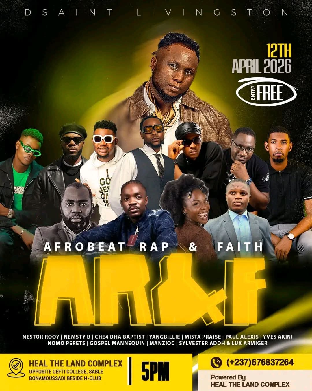 DOUALA PRÊTE POUR L’ÉVÉNEMENT CHRÉTIEN LE PLUS URBAIN DE L’ANNÉE : AR&amp;F 2026