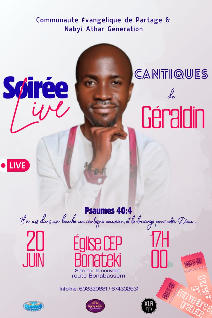 Géraldin in live concert: an evening of praise inspired by Psalm 40:4