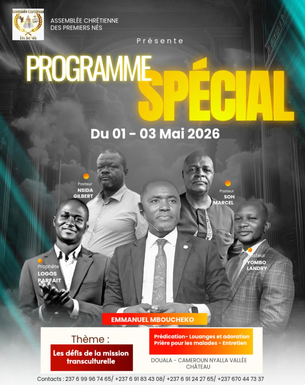 DOUALA : PROGRAMME SPÉCIAL SUR LES DÉFIS DE LA MISSION TRANSCULTURELLE