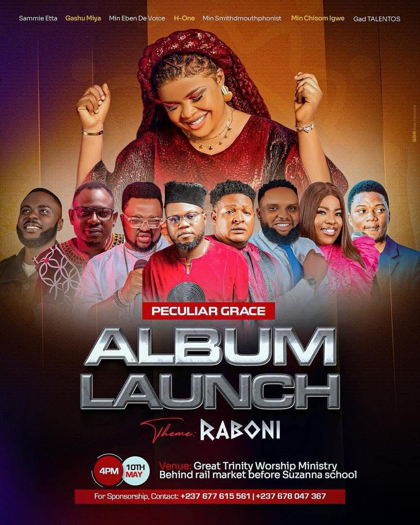 Douala vibre au rythme de “Raboni”, le nouvel album de Peculiar Grace