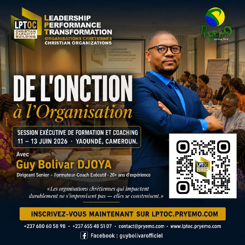 LPTOC ARRIVE À YAOUNDÉ De l'Onction à l'Organisation du 11 au 13 Juin 2026 · Yaoundé, Cameroun