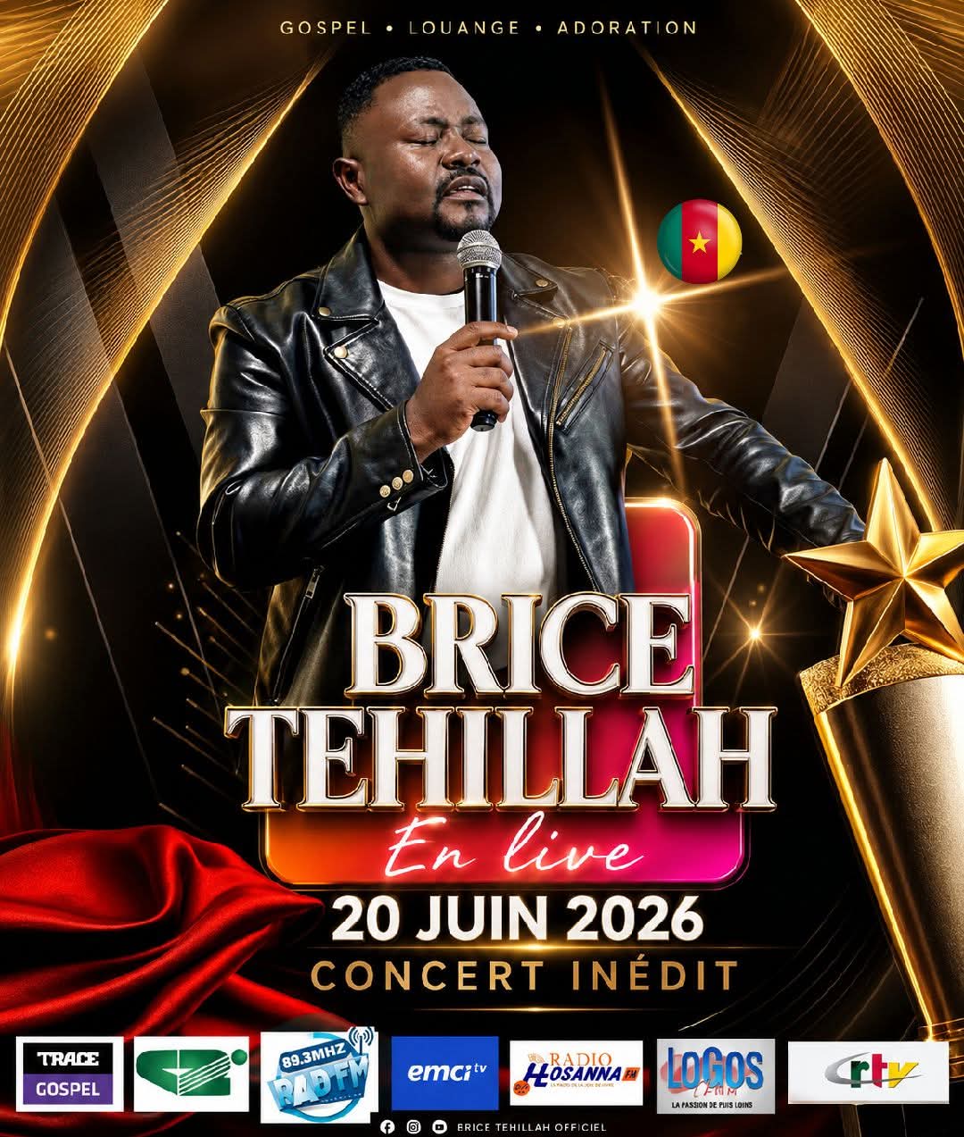 L'ÉVÉNEMENT GOSPEL QUI VA SECOUER 2026 !  Brice Tehillah revient avec un concert inédit le 20 juin 2026