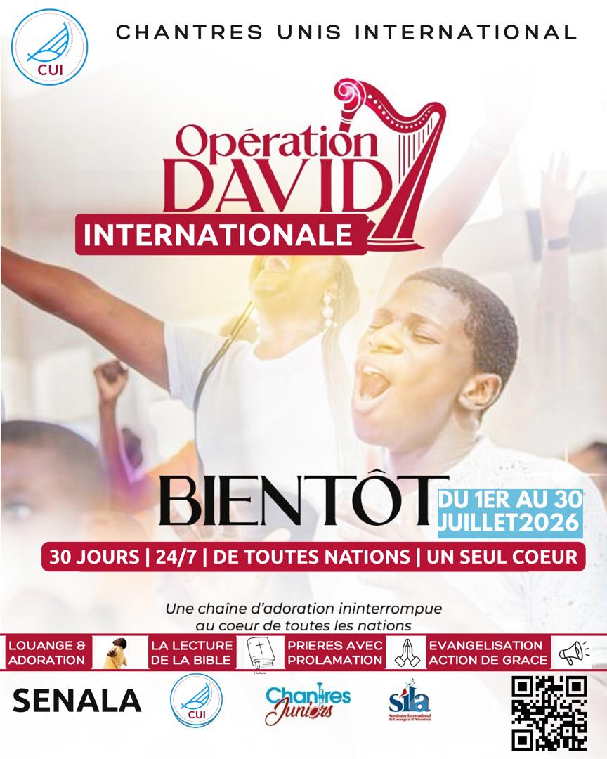 OPERATION DAVID INTERNATIONAL — The Chain of Worship That Will Set the Nations ablaze