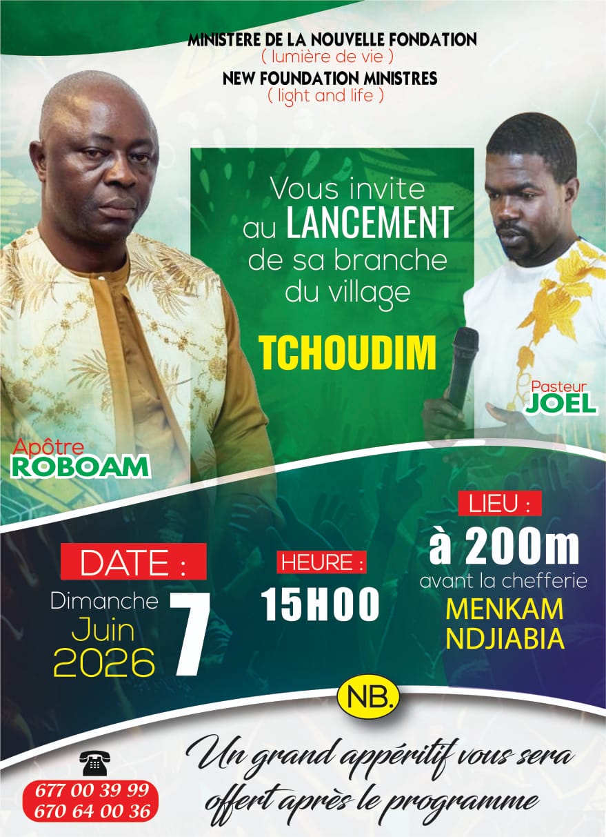 Lancement de la Branche Village de NEW FOUNDATION MINISTRIES à TCHOUDIM