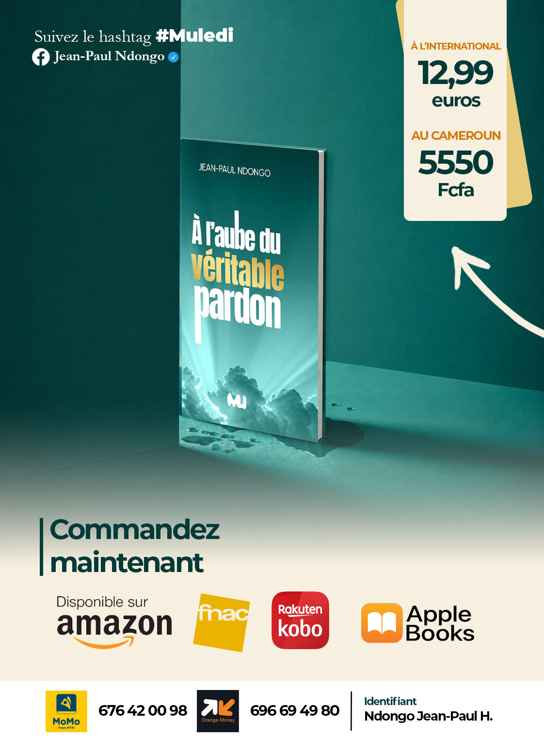 At the dawn of true forgiveness: Jean-Paul Ndongo unites Christian literature and gospel music with Evodie Elia