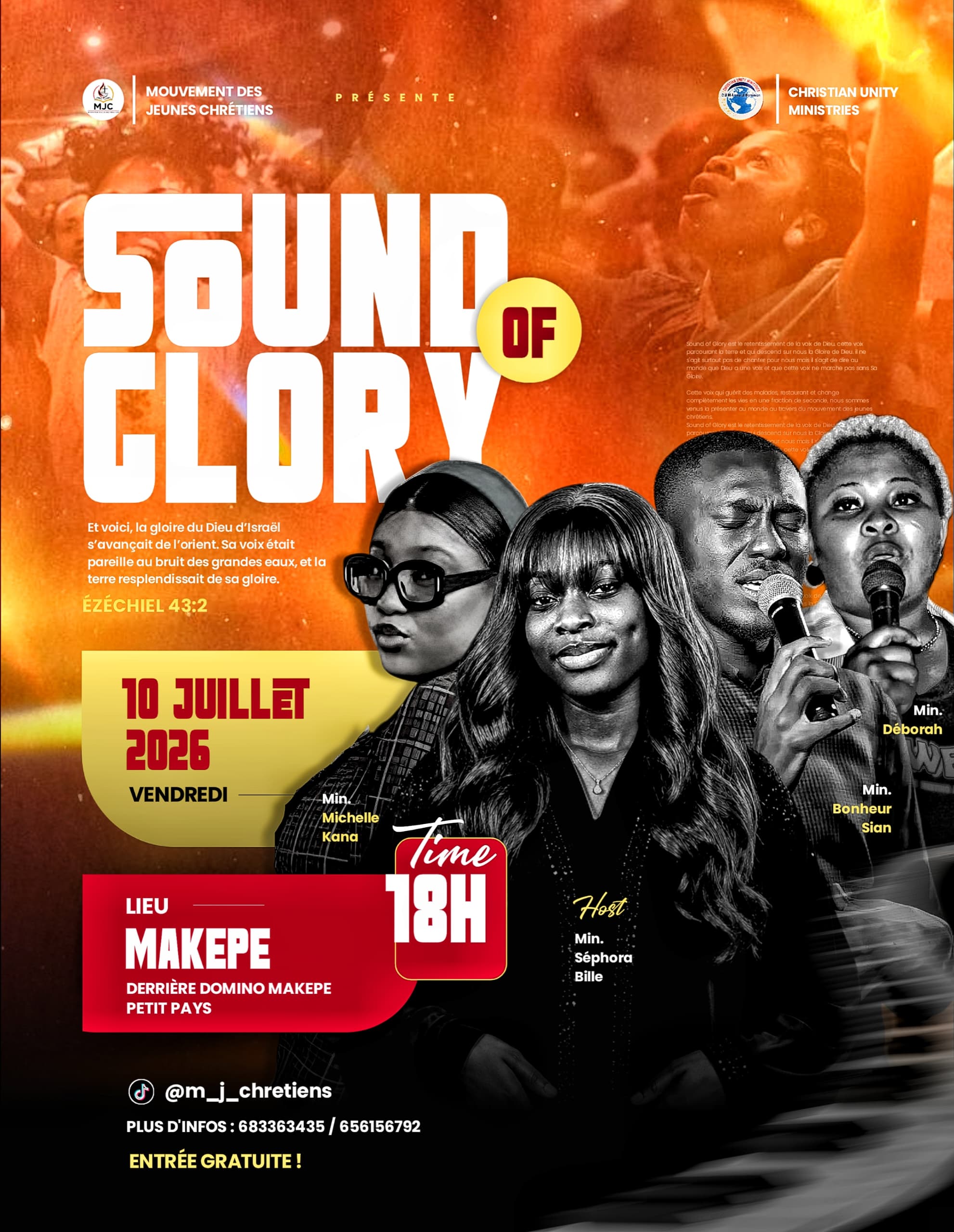 SOUND OF GLORY 2026 : UNE SOIRÉE QUI PEUT CHANGER TA VIE !