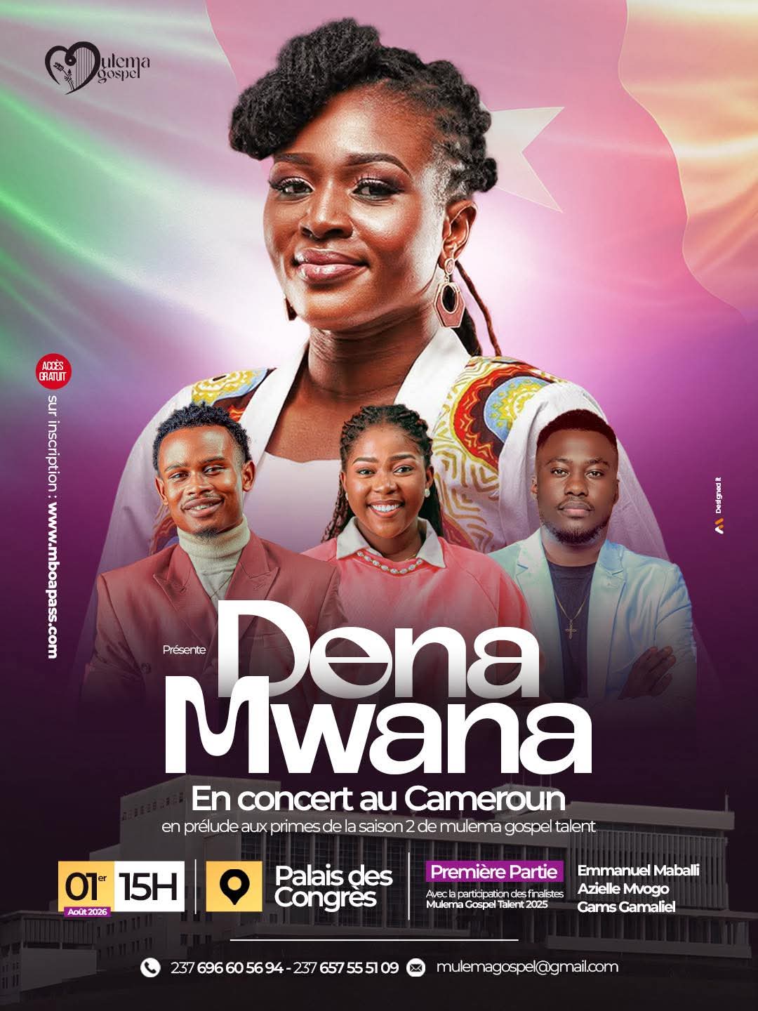 Dena Mwana Revient au Cameroun : Une Rencontre Unique dans la Présence de Dieu !