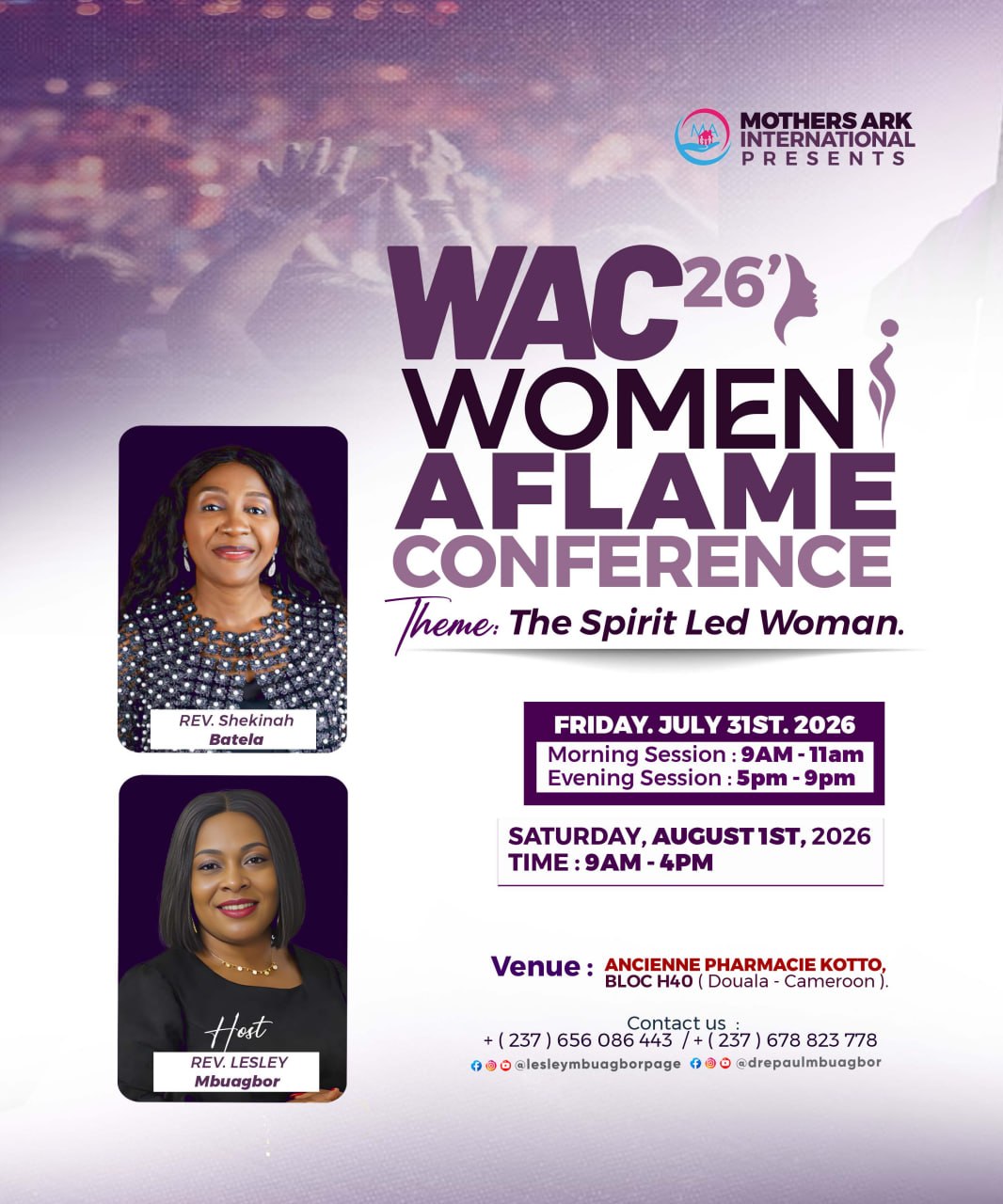 Women Aflame Conference 2026 — A Call to Spirit-Led Living