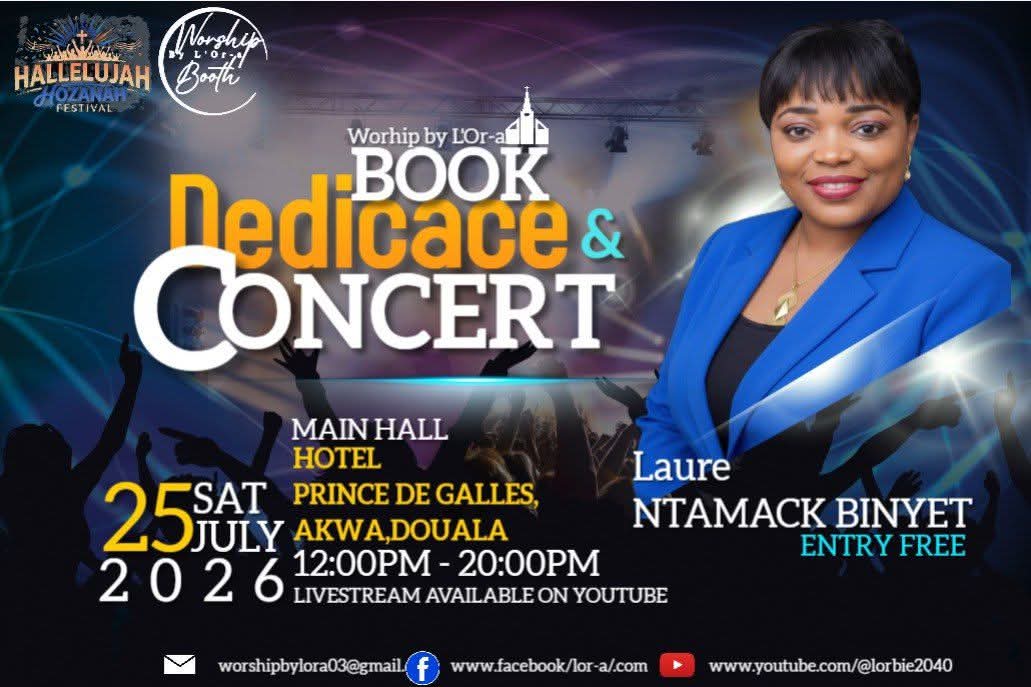 “DEDICATION & CONCERT”: LAURE NTAMACK BINYET SEE YOU AT AKWA ON JULY 25