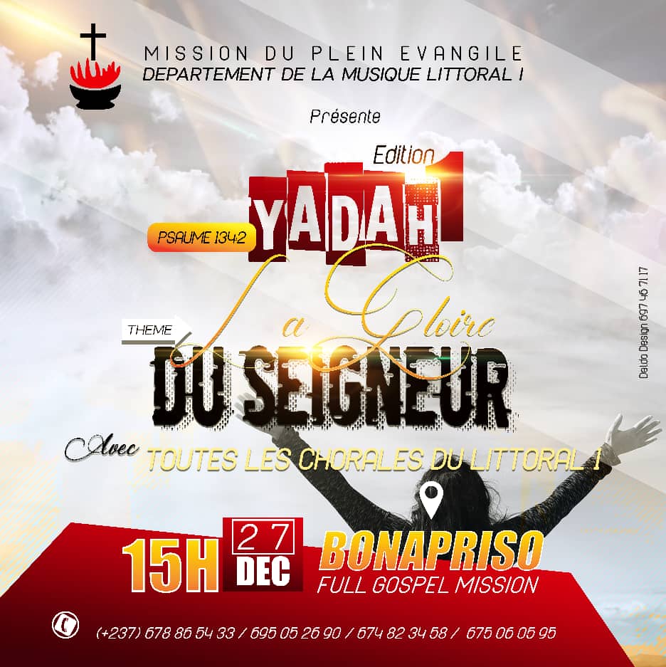 Edition Yadah (Psaumes 134:2) avec les chorales MPE du Littoral 1