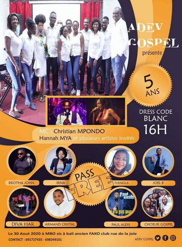 ADEV Gospel f&ecirc;te son 5e anniversaire