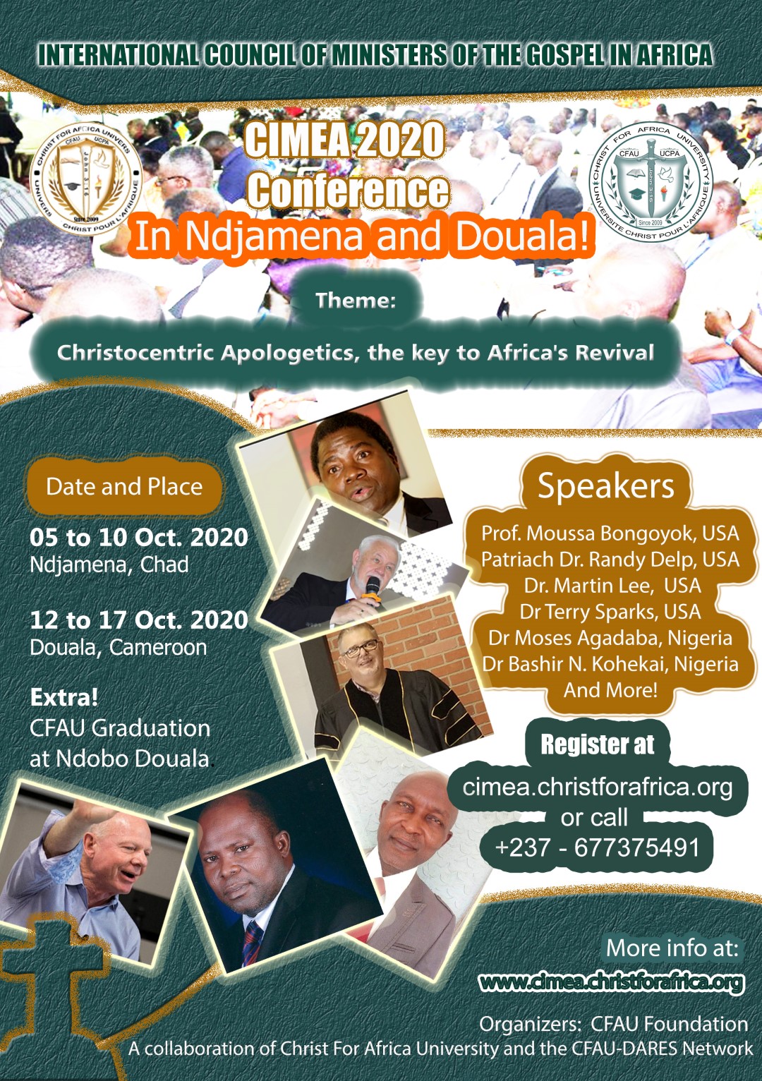 CIMEA 2020 Ndjamena and Douala
