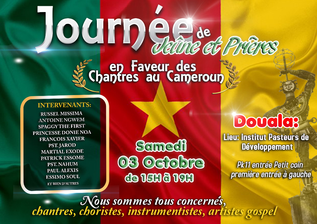 Journée de Je&ucirc;ne et de Pri&egrave;res en faveur des chantres au Cameroun - Douala