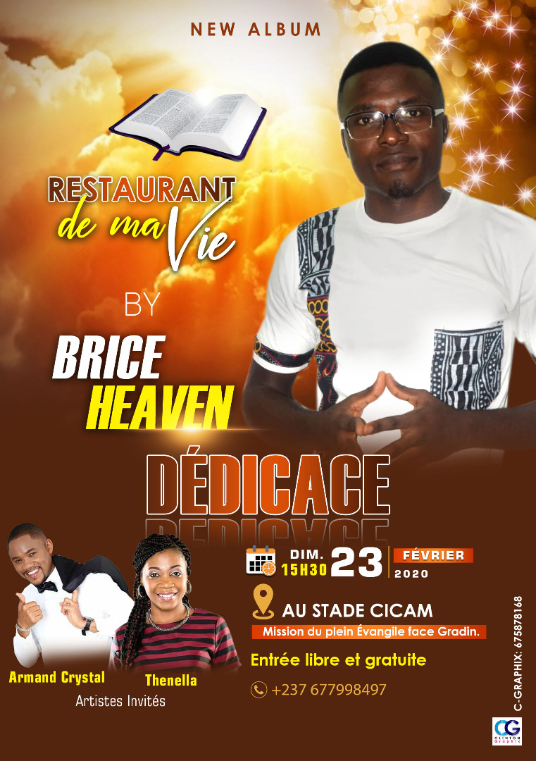 Dédicace de l'album Restaurant de Ma Vie de Brice Heaven