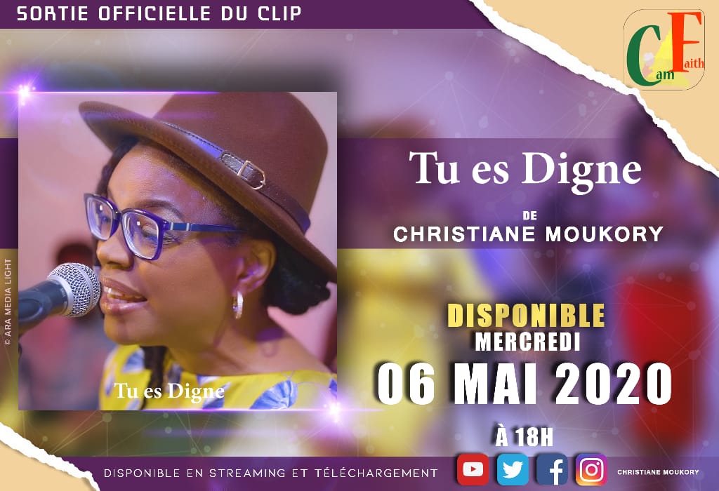 Nouveau single Christiane Moukory (Tu es Digne)