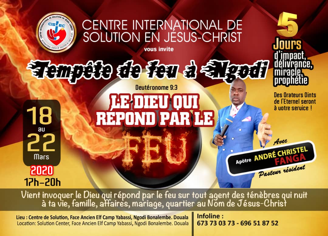 5 jours d&rsquo;impact au Centre International de Solution en Jésus-Christ
