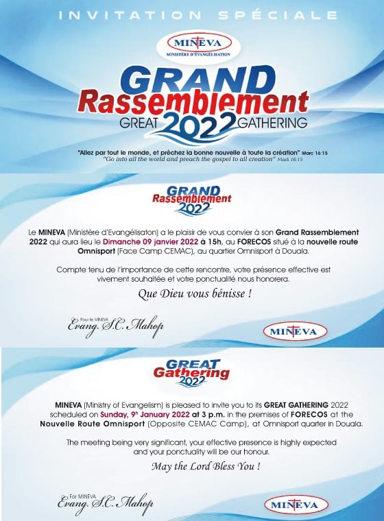 MINEVA : Grand Rassemblement 2022
