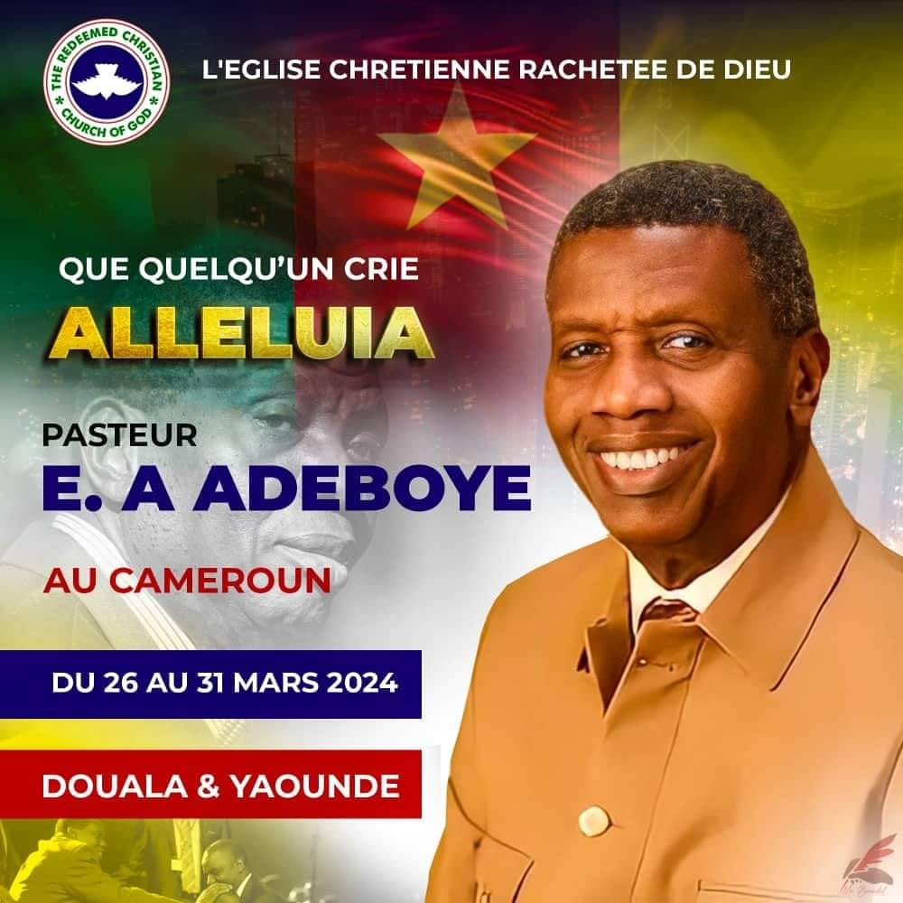 Quelqu'un crie "ALL&Eacute;LUIA" avec le E.A Adeboye
