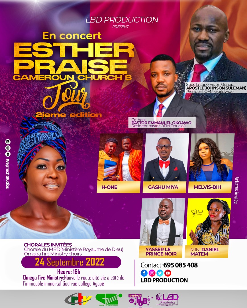 Esther Praise Camroon Church Tour 2e édition