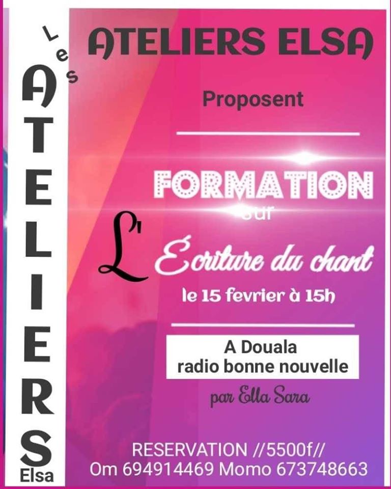 Les ateliers Elsa sur l&rsquo;écriture du chant