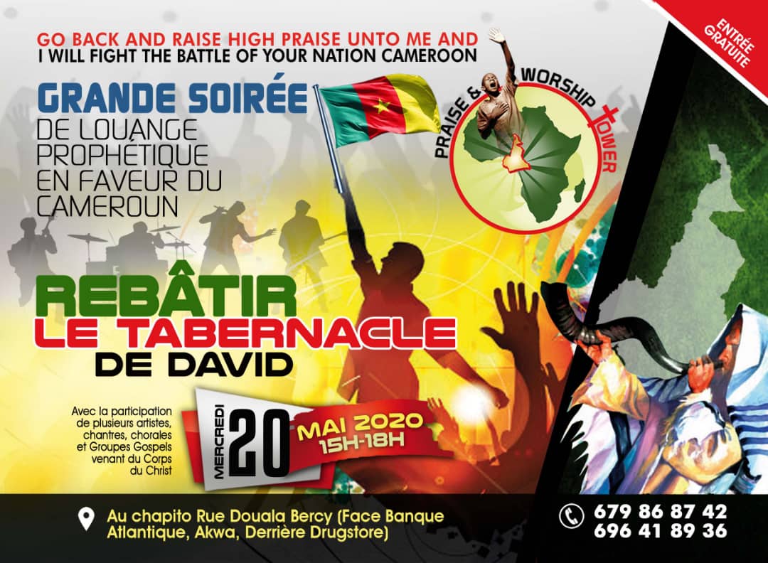 Spécial 20 mai en louange au chapito de Douala