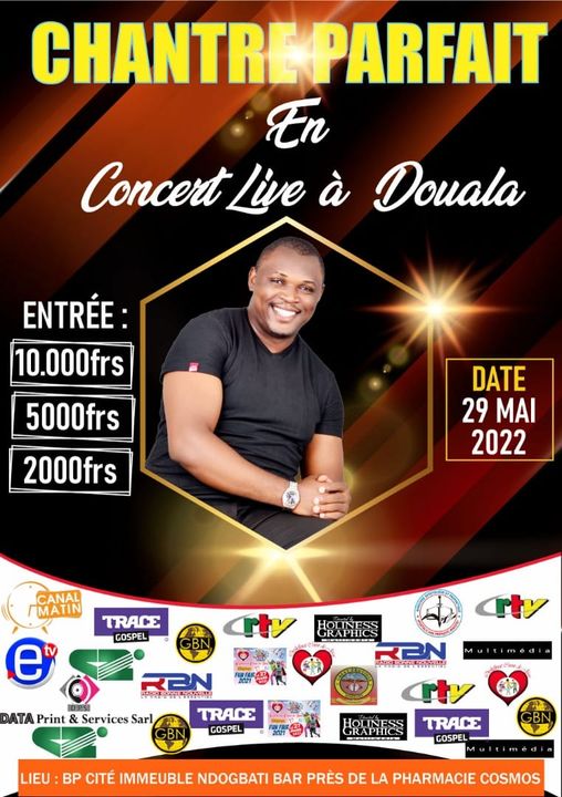 Chantre Parfait en concert live &agrave; Douala