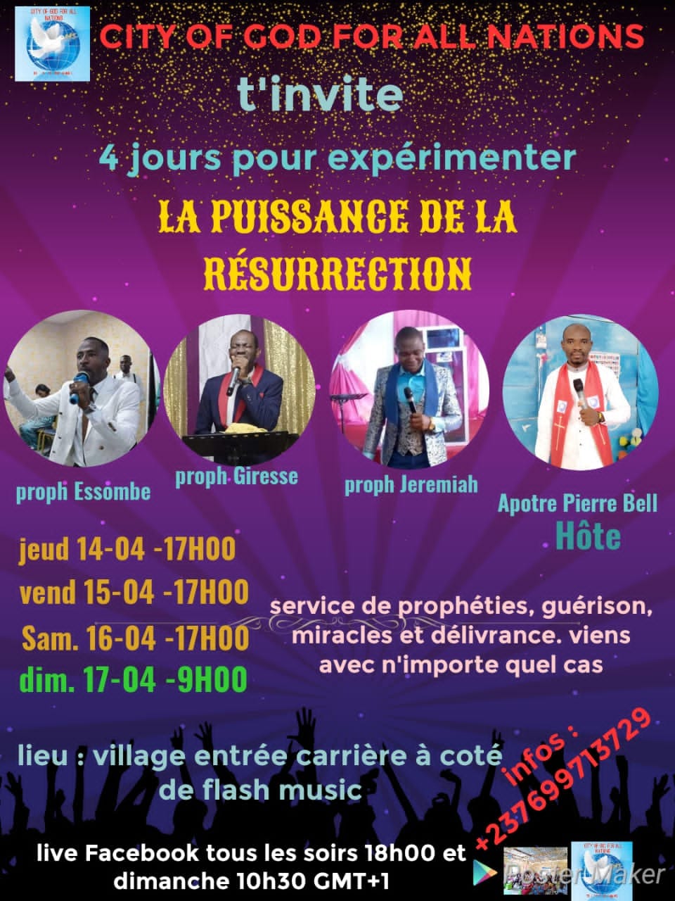 4 jours pour expérimenter la puissance de la résurrection