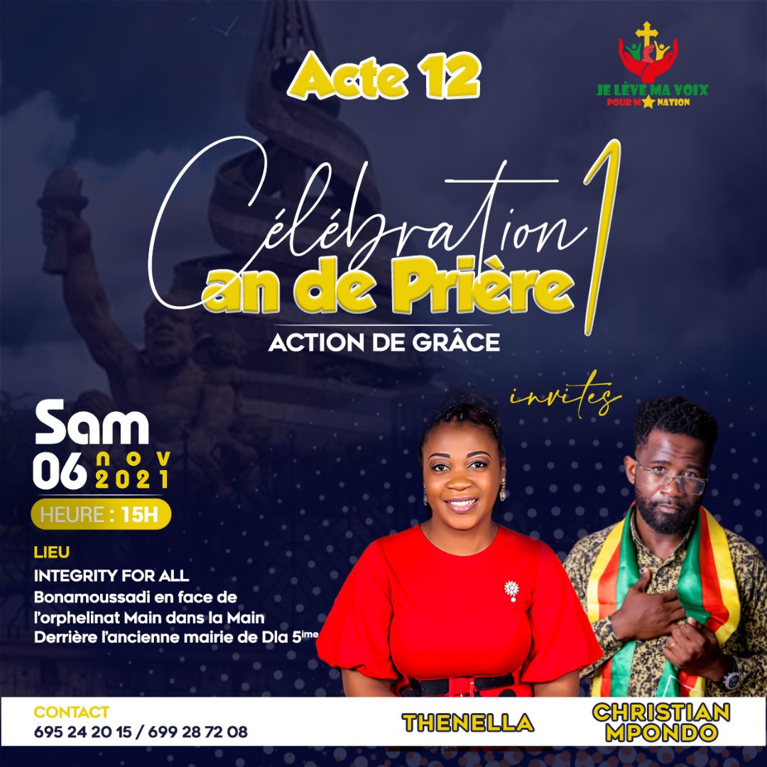 Célébration 1 an de pri&egrave;re