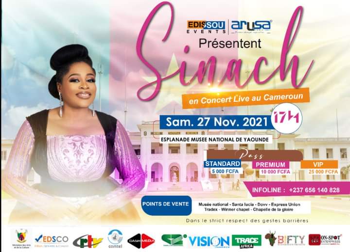 Sinach en concert live &agrave; Yaoundé