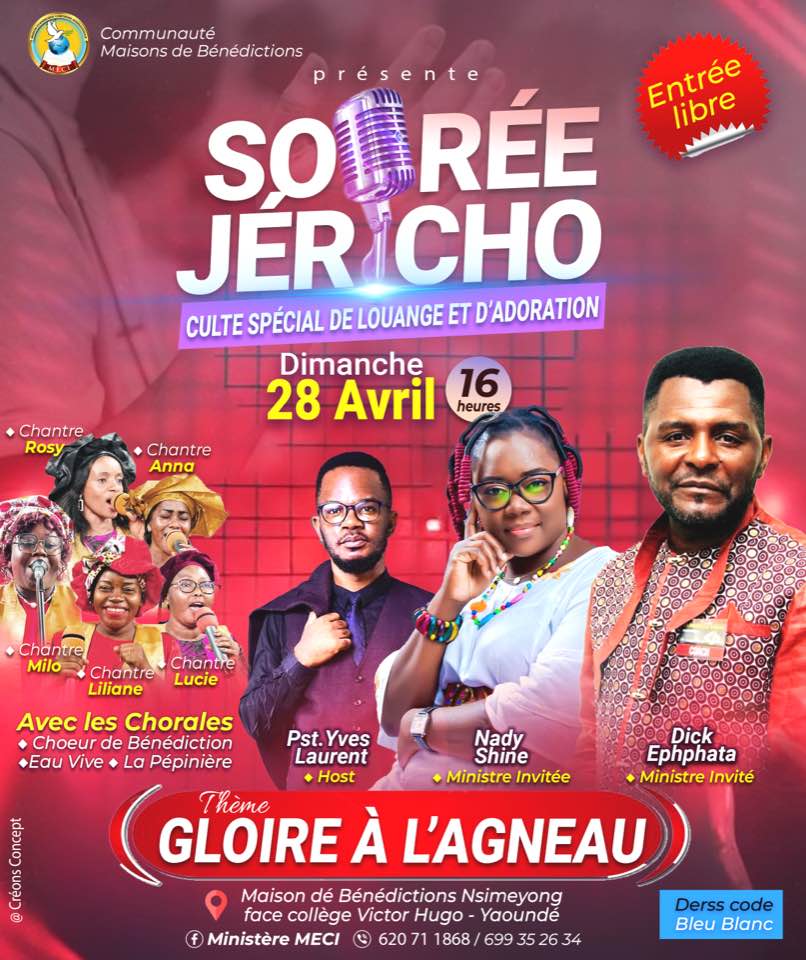 Soirée Jéricho, culte spécial de louange et d'adoration