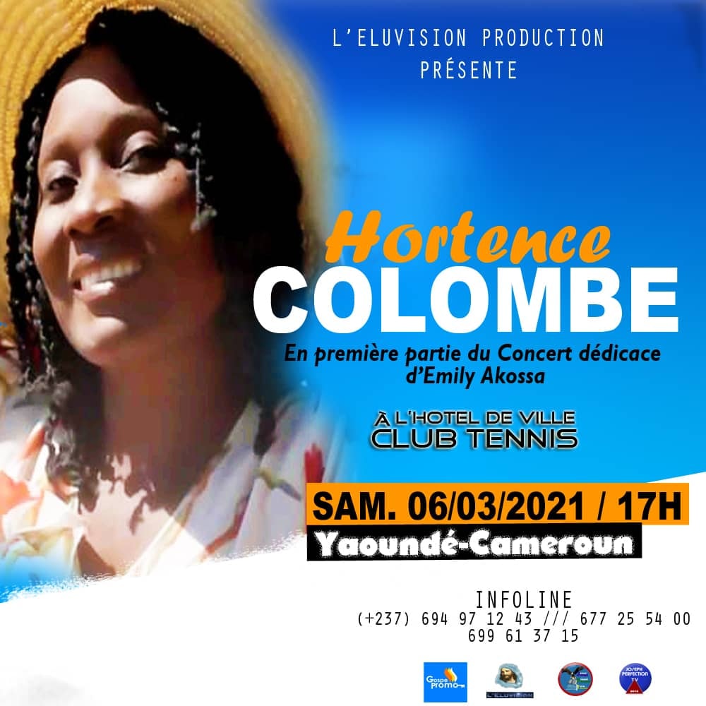 Hortence Colombe en premi&egrave;re partie du concert dédicace d'Emilly Akossa