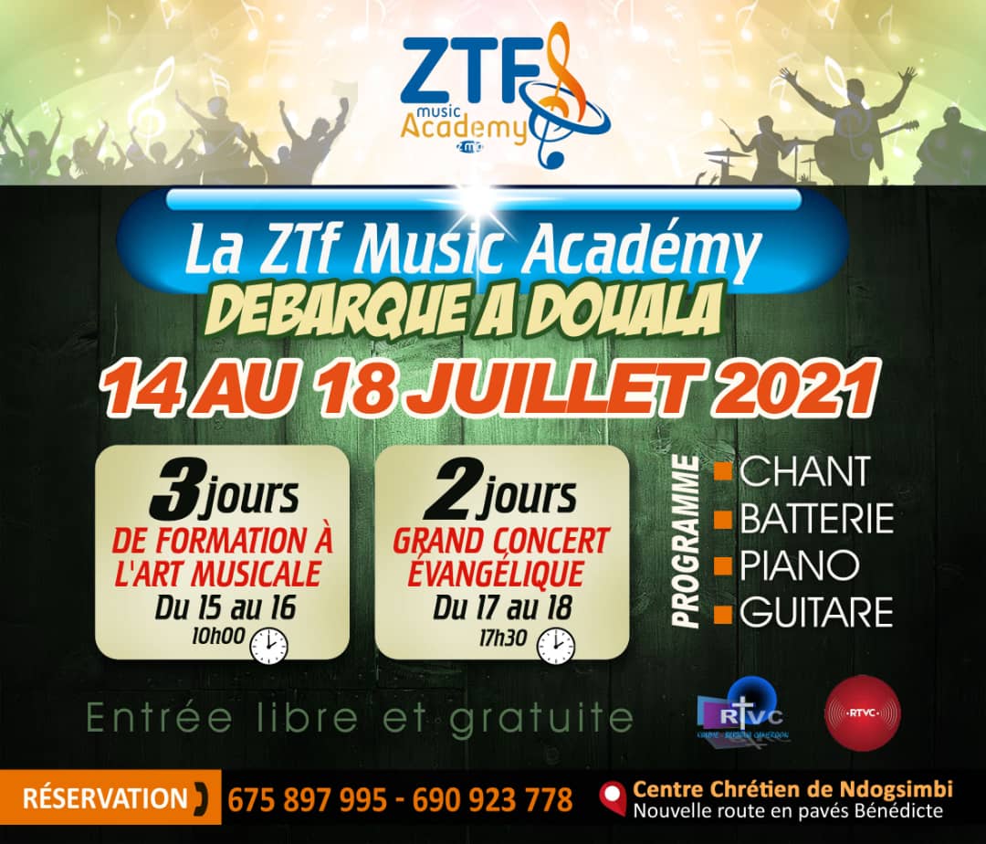 Formation &agrave; l'art musical et grand concert évangélique avec la ZTF Music Academy