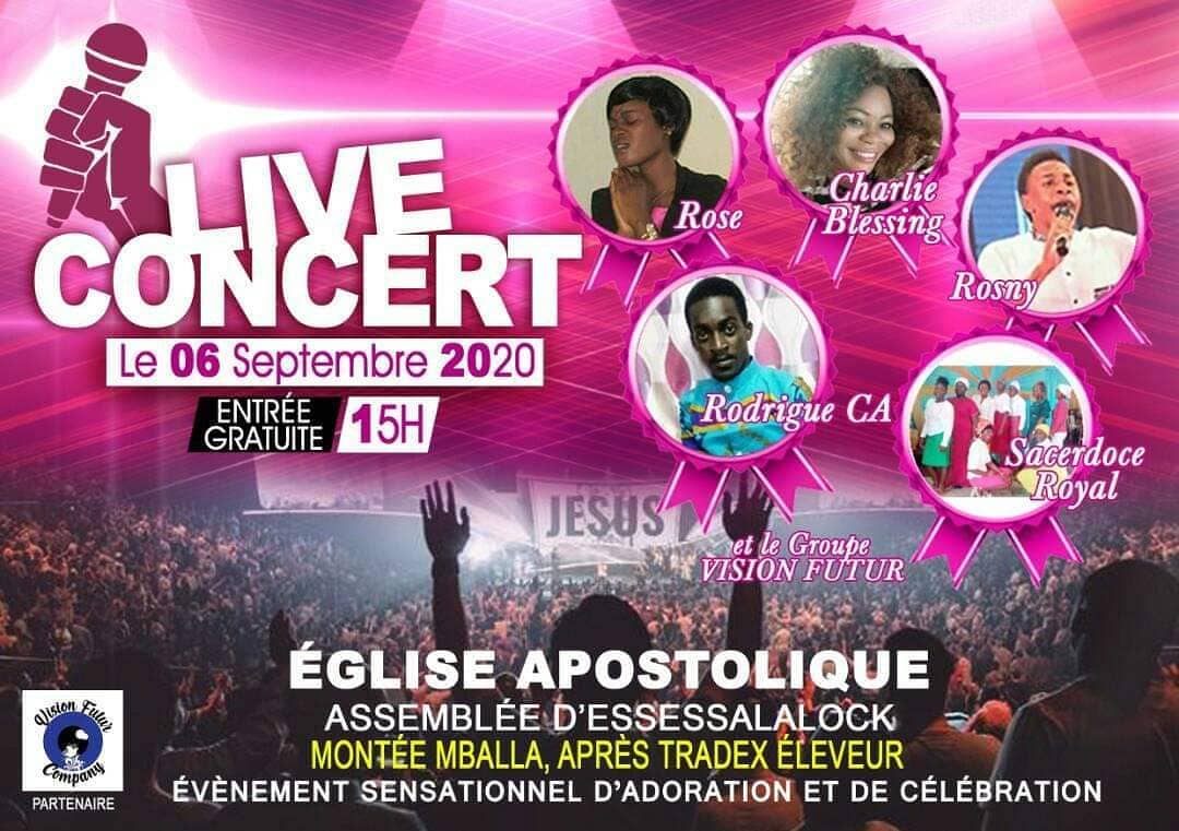 Concert live d'adoration et de célébration