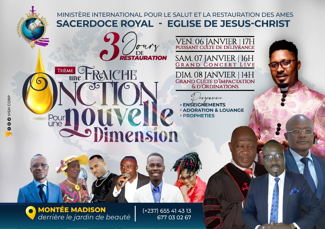 Une fraîche onction pour une nouvelle dimension